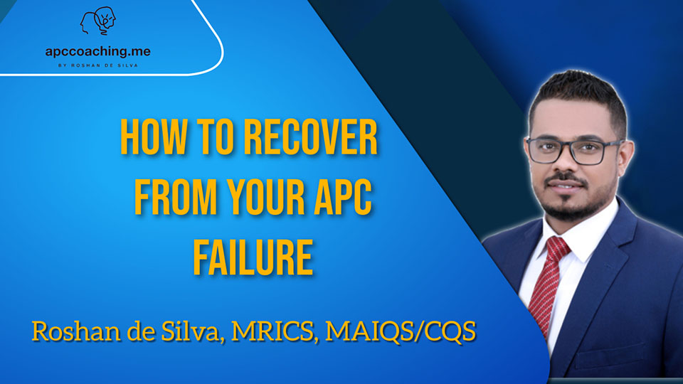 How to recover from your APC failure
