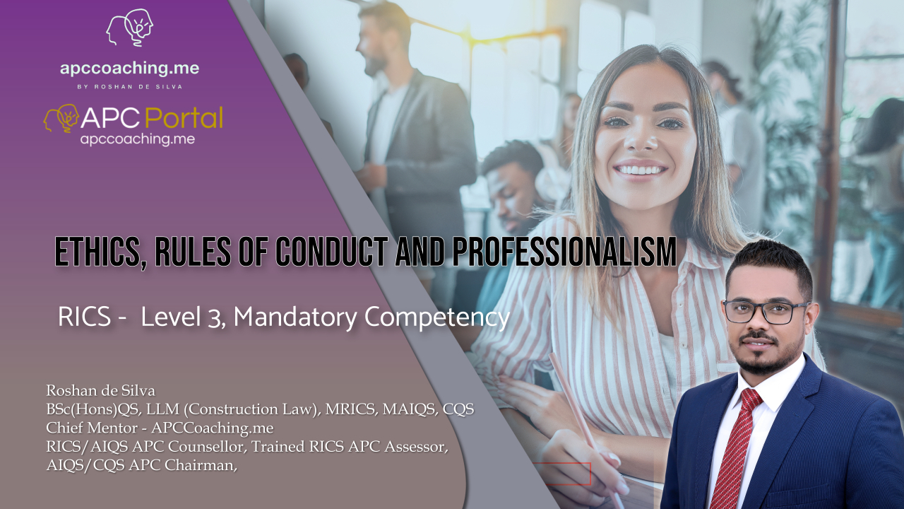 ethics rules of conduct and professionalism level 1